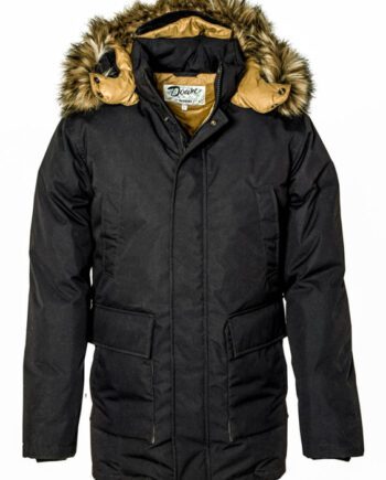 Men’s Iceberg Down-Filled Parka with Zippered Pockets