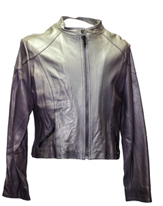 Knoles & Carter Women Genuine Leather Jacket - Front View