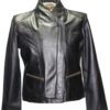 Lambskin Black Ladies Quilt design Jacket